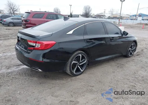 2021 Honda Accord Sport из США, поврежденный, VIN 1HGCV1F32MA082501